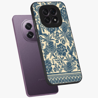 Heirloom Wild Bloom Glass Case displayed in angled mockup highlighting botanical bloom design with classic aesthetic style.
