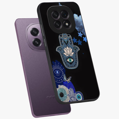 Mystic Hand Aura Glass Case displayed in angled mockup highlighting magical aura design with spiritual aesthetic style.