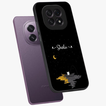 Silent Night Row Glass Case displayed in angled mockup highlighting peaceful evening design with dreamy night aesthetic.