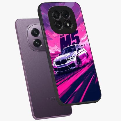 Velocity Drift Pulse Glass Case displayed in angled mockup highlighting dynamic drift design with sporty automotive aesthetic.