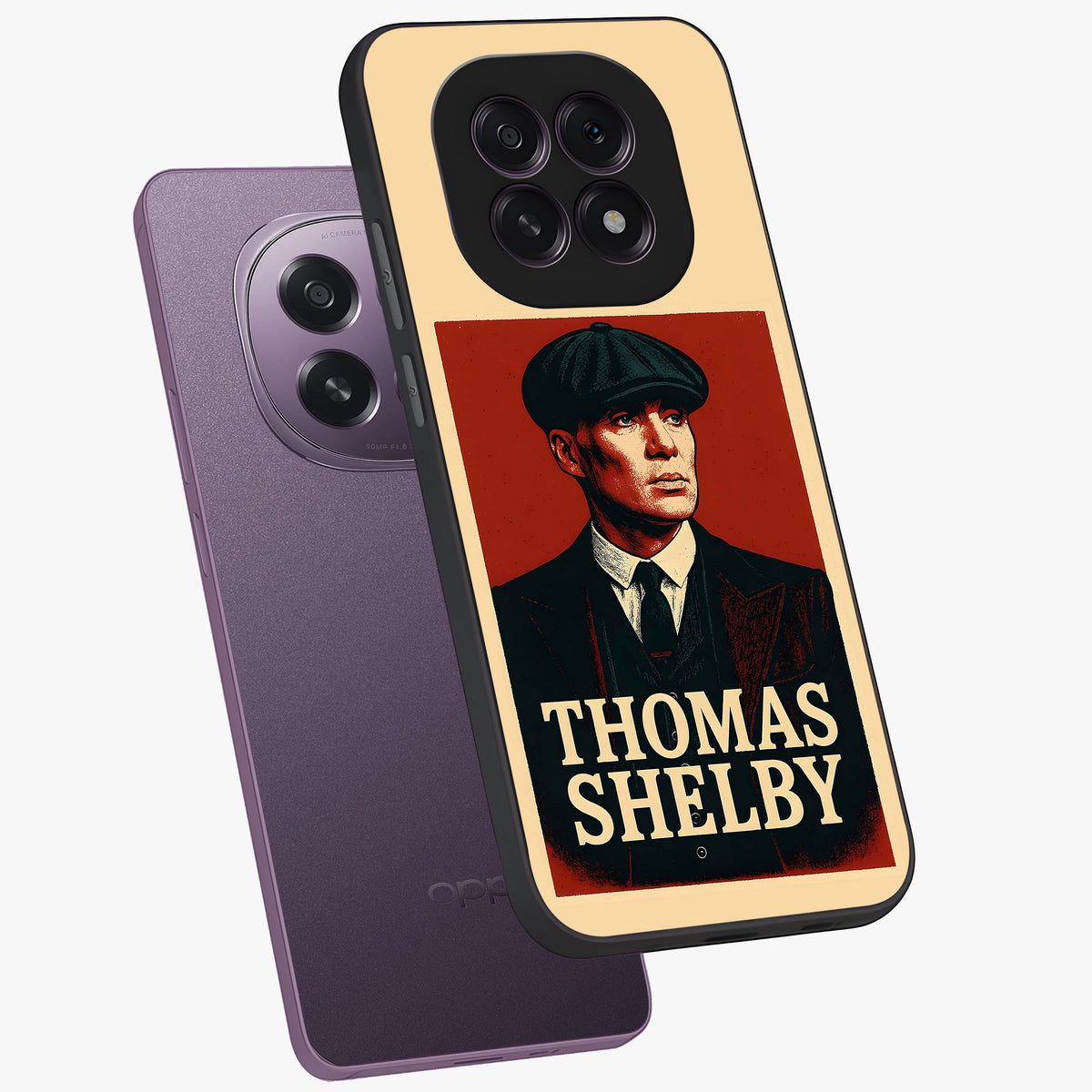 Vintage Mafia Authority Glass Case displayed in angled mockup highlighting powerful retro design with classic gangster aesthetic.