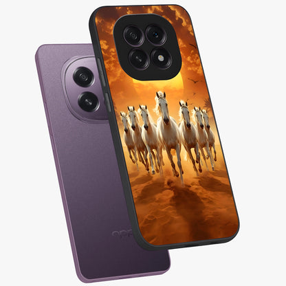 Wild Sunset Majesty Glass Case displayed in angled mockup highlighting vibrant sunset sky design with scenic aesthetic.