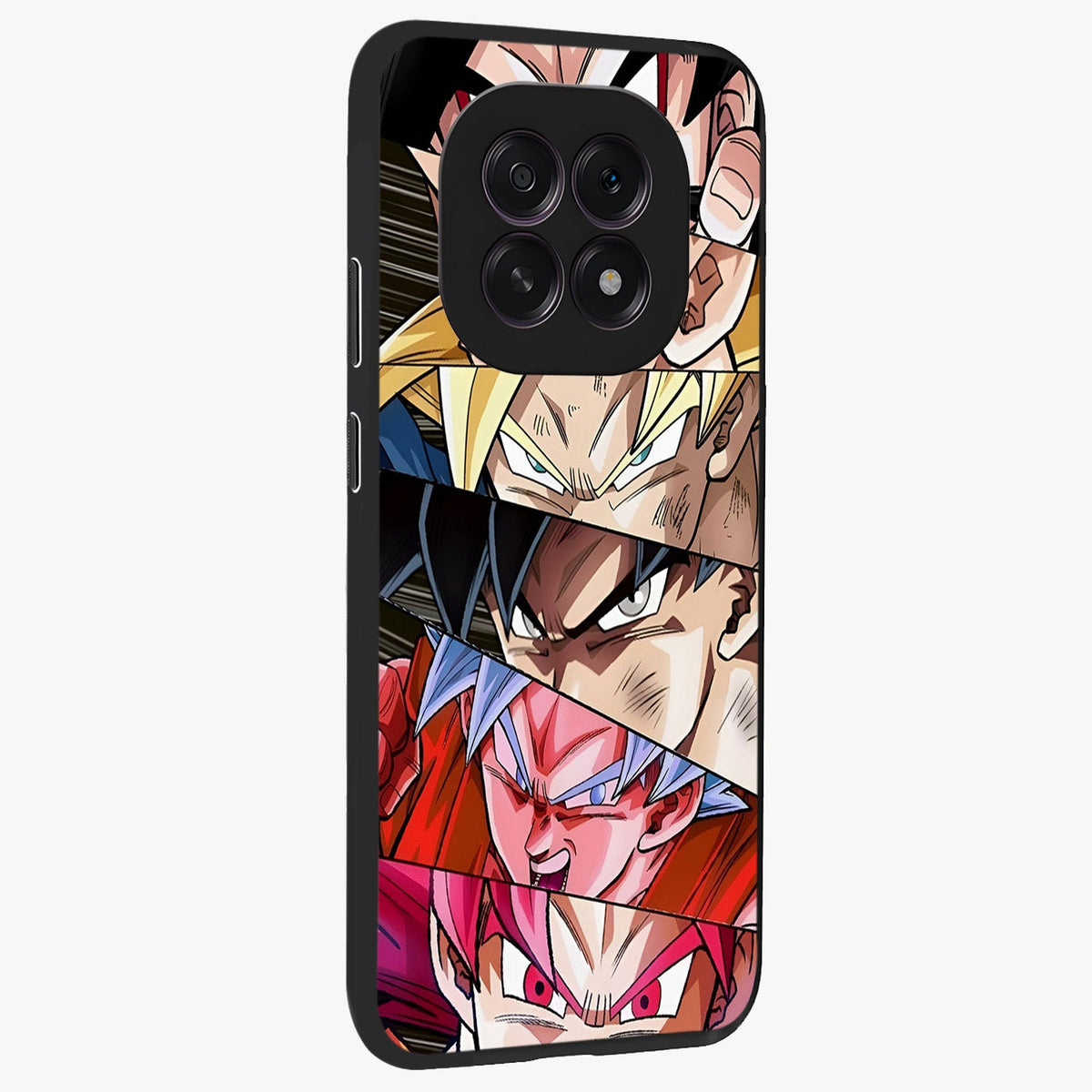 Anime Character Glass Case upright view showcasing expressive anime artwork with bold graphic style.