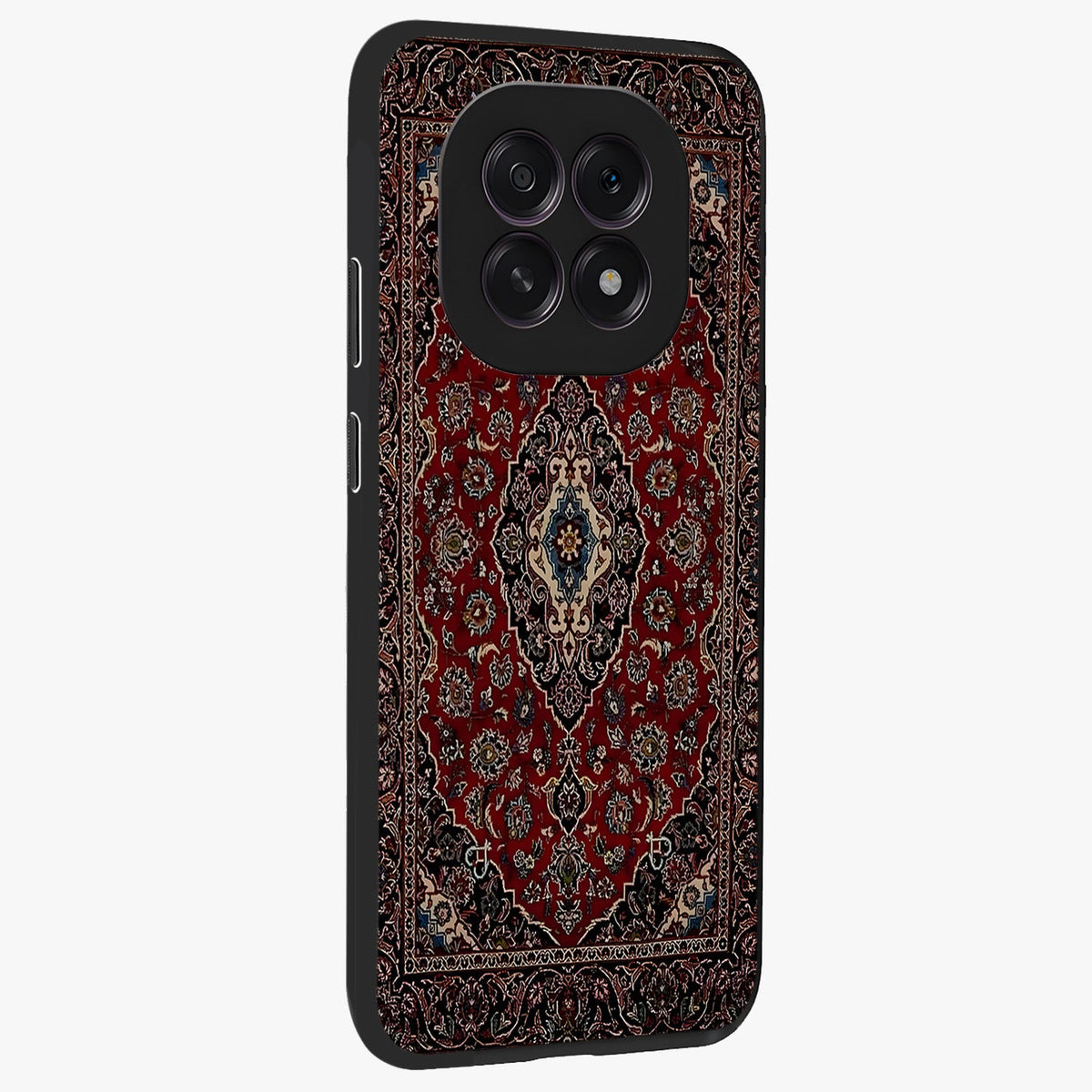 Heritage Carpet Royale Glass Case upright view showcasing detailed ornamental artwork with luxurious traditional theme.