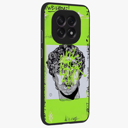 Neo Graffiti Rebellion Glass Case upright view showcasing colorful graffiti artwork with bold modern street style.