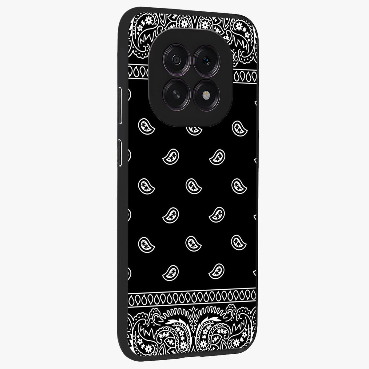 Retro Rebel Threads Glass Case upright view showcasing stylish vintage artwork with bold retro theme.