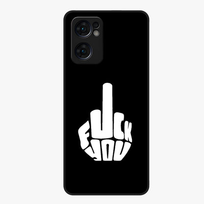 Rebel Mode On Glass Case showing flat back view with bold rebellious typography artwork and glossy glass finish.