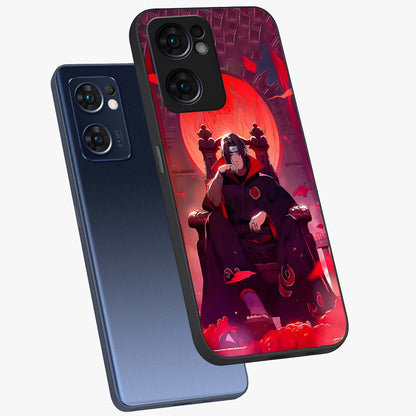 Blood Moon Sovereign Glass Case displayed in angled mockup highlighting dark celestial moon design and dramatic theme.