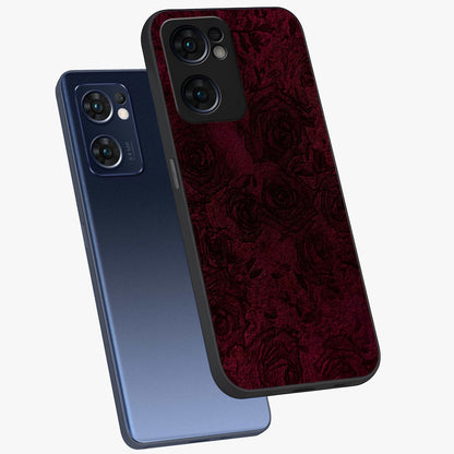 Crimson Fade Flow Glass Case displayed in angled mockup highlighting smooth gradient design with modern aesthetic style.