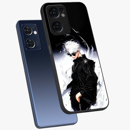 Limitless Shadow King Glass Case displayed in angled mockup highlighting dramatic dark hero design with intense aesthetic.