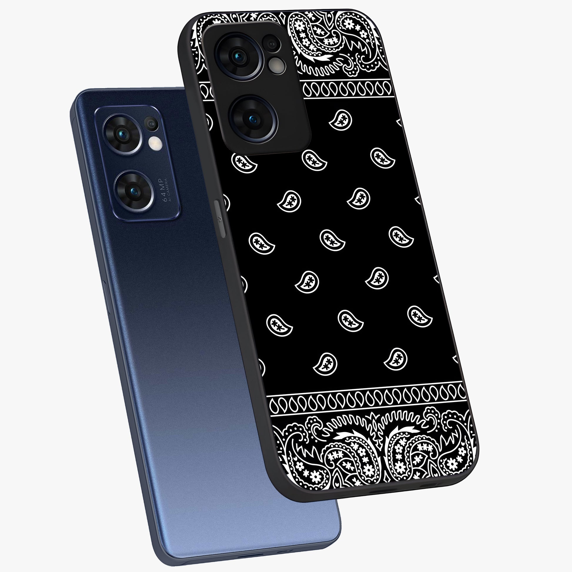 Retro Rebel Threads Glass Case displayed in angled mockup highlighting retro inspired graphic design with rebellious aesthetic.