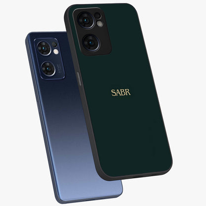 Sabr Minimal Patience Glass Case displayed in angled mockup highlighting simple inspirational design with clean aesthetic style.