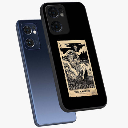 The Empress Glass Case displayed in angled mockup highlighting elegant royal design with majestic aesthetic style.