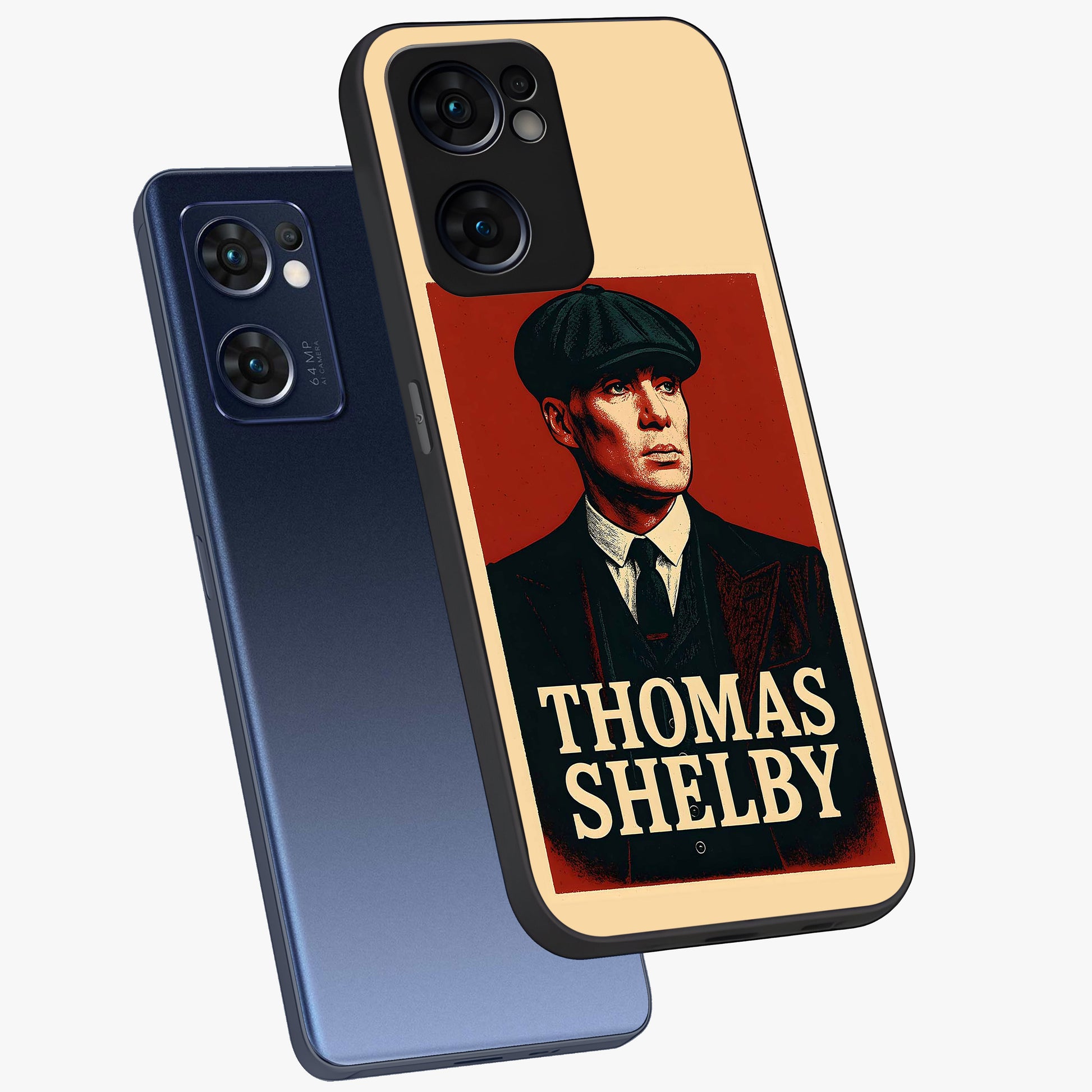 Vintage Mafia Authority Glass Case displayed in angled mockup highlighting powerful retro design with classic gangster aesthetic.