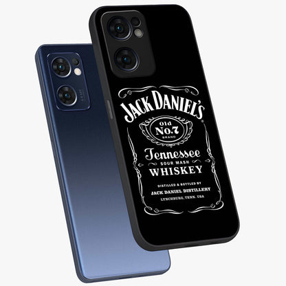 Vintage Whiskey Heritage Glass Case displayed in angled mockup highlighting retro beverage themed design with heritage aesthetic.