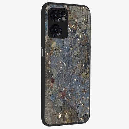 Aesthetic Astrolophia Glass Case upright view showcasing soft aesthetic theme with stylish modern look.