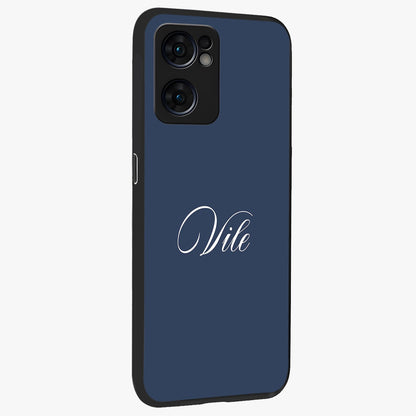 Blue Vintage Floral Pattern Glass Case displayed in angled mockup highlighting classic blue floral pattern and retro aesthetic design.
