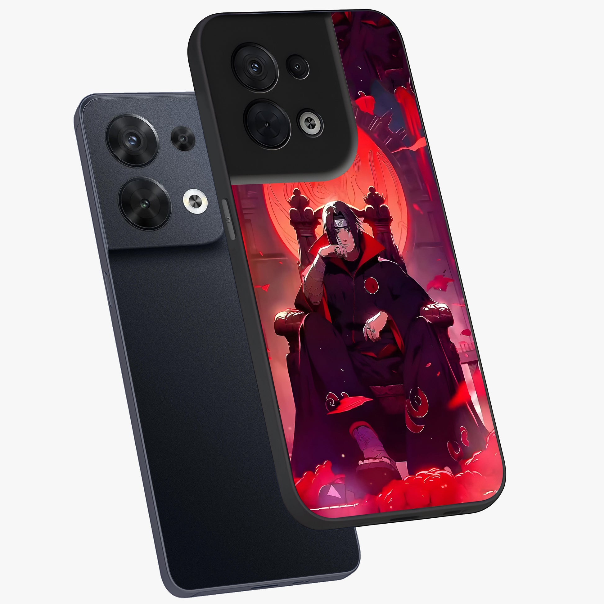 Blood Moon Sovereign Glass Case displayed in angled mockup highlighting dark celestial moon design and dramatic theme.