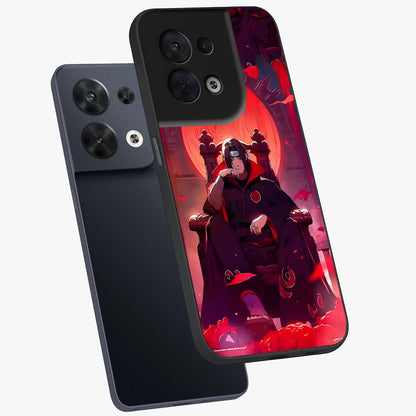 Blood Moon Sovereign Glass Case displayed in angled mockup highlighting dark celestial moon design and dramatic theme.