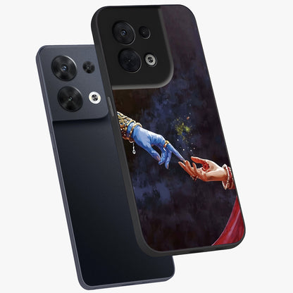 Divine Touch Eternal Glass Case displayed in angled mockup highlighting elegant divine inspired design with calm aesthetic style.