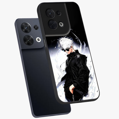 Limitless Shadow King Glass Case displayed in angled mockup highlighting dramatic dark hero design with intense aesthetic.