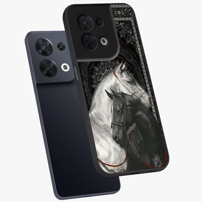 Majestic Ride Legacy Glass Case displayed in angled mockup highlighting sleek vehicle design with bold racing aesthetic.
