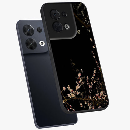 Petal Moon Light With Custom Name Glass Case displayed in angled mockup highlighting delicate petal design with custom name feature.