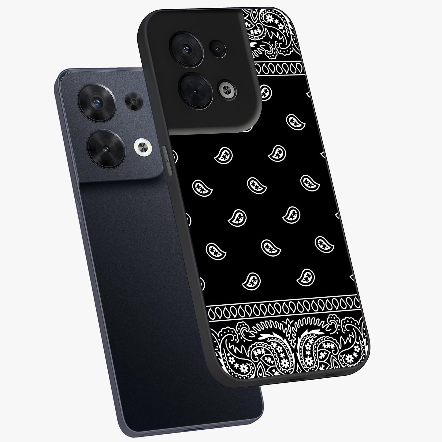 Retro Rebel Threads Glass Case displayed in angled mockup highlighting retro inspired graphic design with rebellious aesthetic.