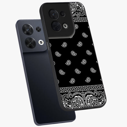 Retro Rebel Threads Glass Case displayed in angled mockup highlighting retro inspired graphic design with rebellious aesthetic.