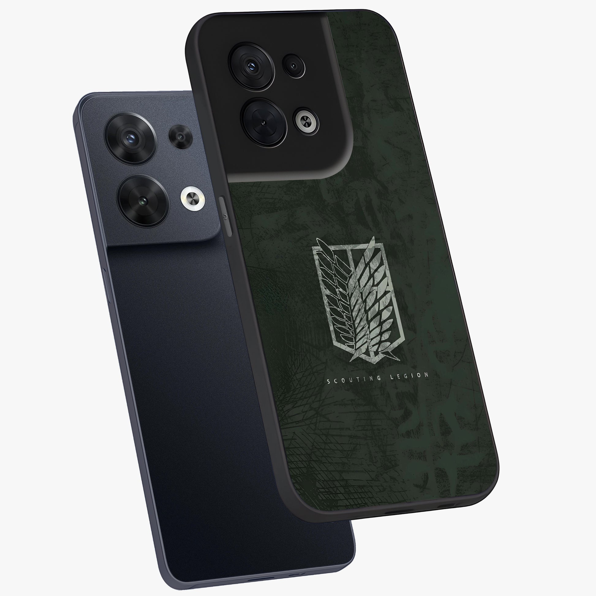 Wings Of Freedom Glass Case displayed in angled mockup highlighting graceful wing design with inspirational aesthetic.