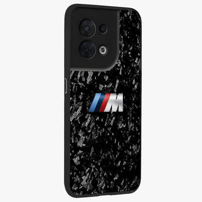 Carbon Speed Mark Glass Case upright view showcasing modern carbon speed graphic with bold automotive theme.