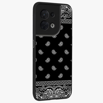 Retro Rebel Threads Glass Case upright view showcasing stylish vintage artwork with bold retro theme.