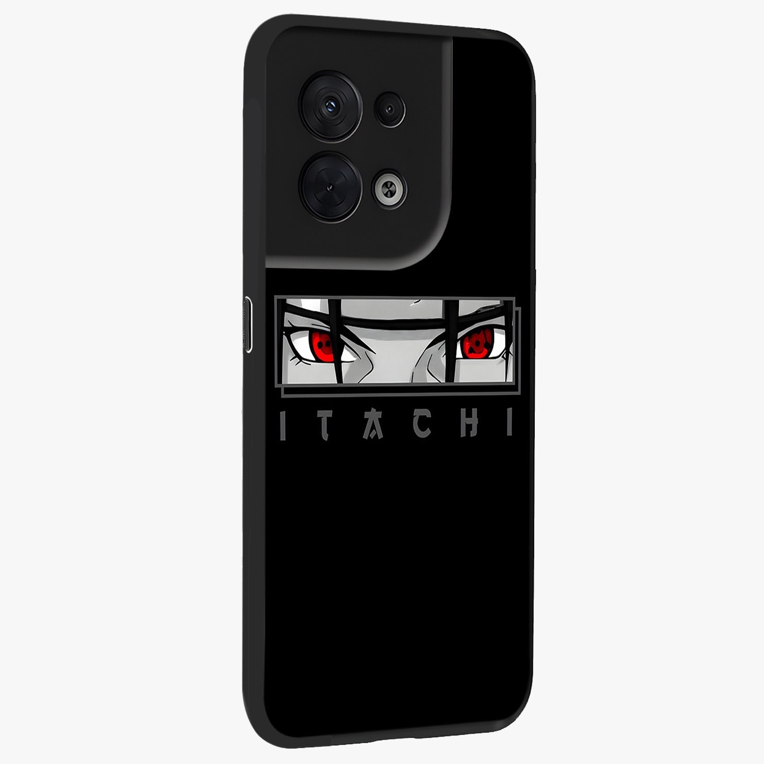 Scarlet Gaze Dominance Glass Case upright view showcasing powerful dramatic artwork with dominant artistic theme.