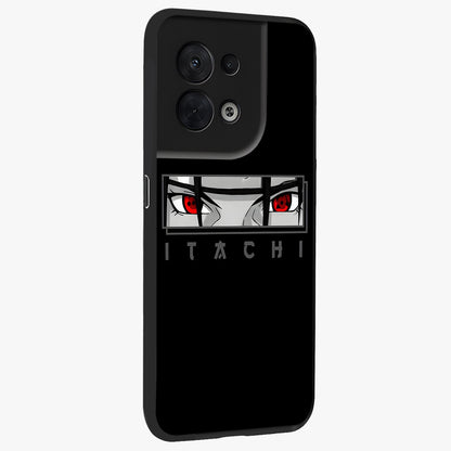Scarlet Gaze Dominance Glass Case upright view showcasing powerful dramatic artwork with dominant artistic theme.