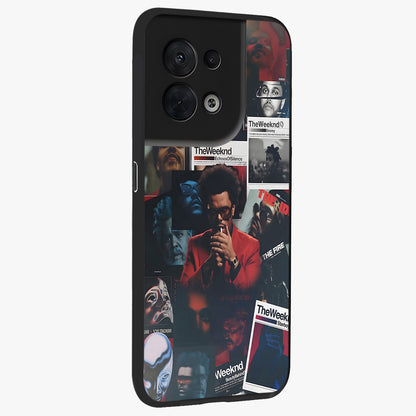 The Weeknd Glass Case upright view showcasing bold music themed artwork with contemporary artistic style.