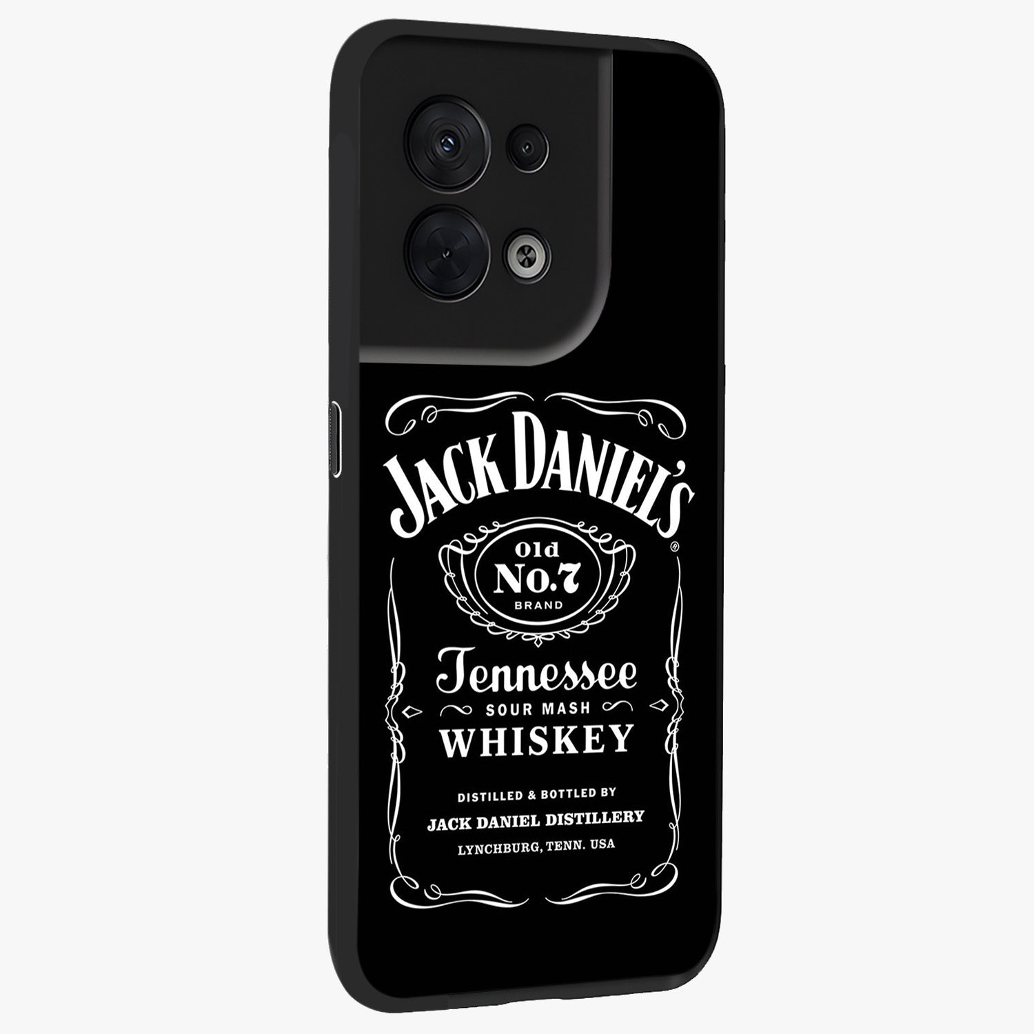Vintage Whiskey Heritage Glass Case upright view showcasing stylish vintage whiskey artwork with timeless bar culture theme.