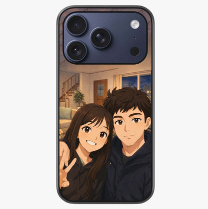 Custom Personalised Art Photo Glass Case