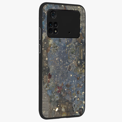 Aesthetic Astrolophia Glass Case upright view showcasing soft aesthetic theme with stylish modern look.
