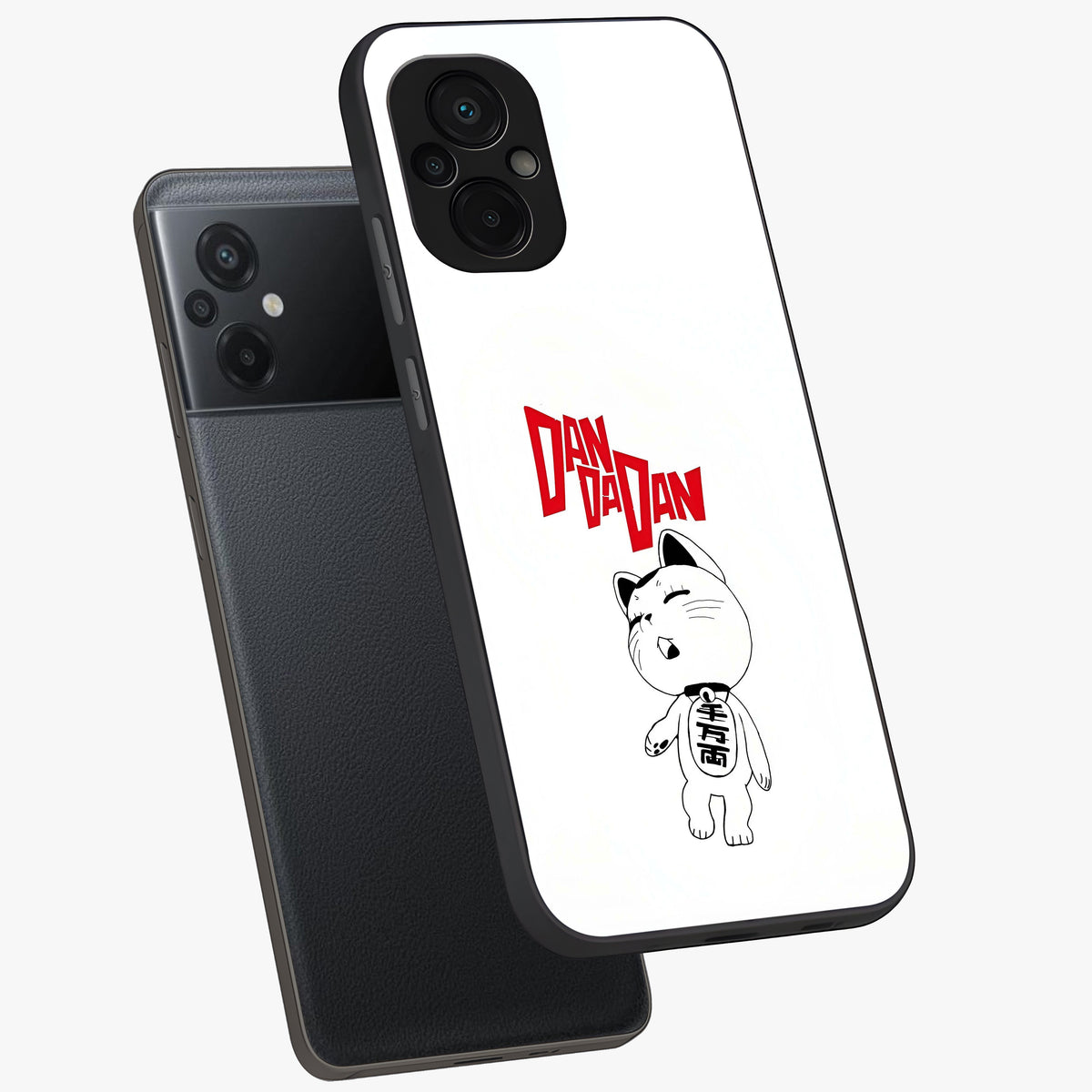Playful Spirit Charm Glass Case displayed in angled mockup highlighting lively decorative design with playful aesthetic style.