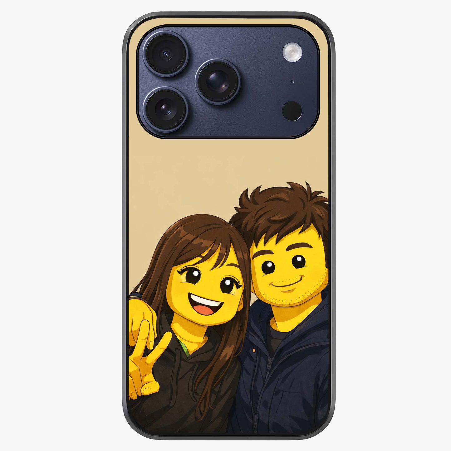 Custom Personalised Art Photo Glass Case