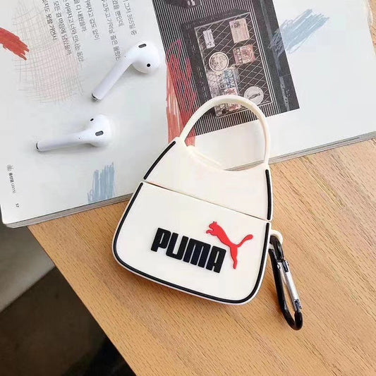 PUMA BEIGE SILICONE AIRPODS CASE COVER FOR AIRPODS PRO