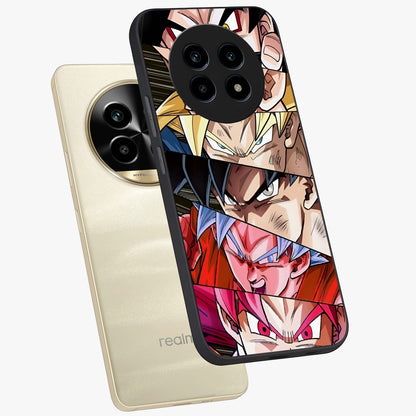 Anime Character Glass Case displayed in angled mockup highlighting colorful anime character illustration.