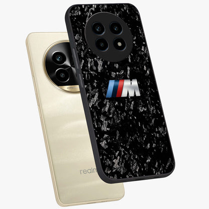 Carbon Speed Mark Glass Case displayed in angled mockup highlighting racing inspired carbon design and sleek aesthetic style.