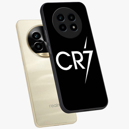 Cr7 Elite Strike Glass Case displayed in angled mockup highlighting powerful sports graphic with bold athletic theme.