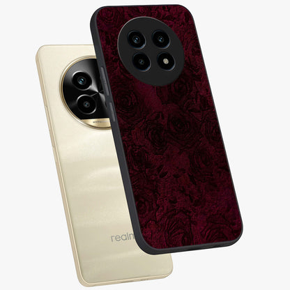 Crimson Fade Flow Glass Case displayed in angled mockup highlighting smooth gradient design with modern aesthetic style.