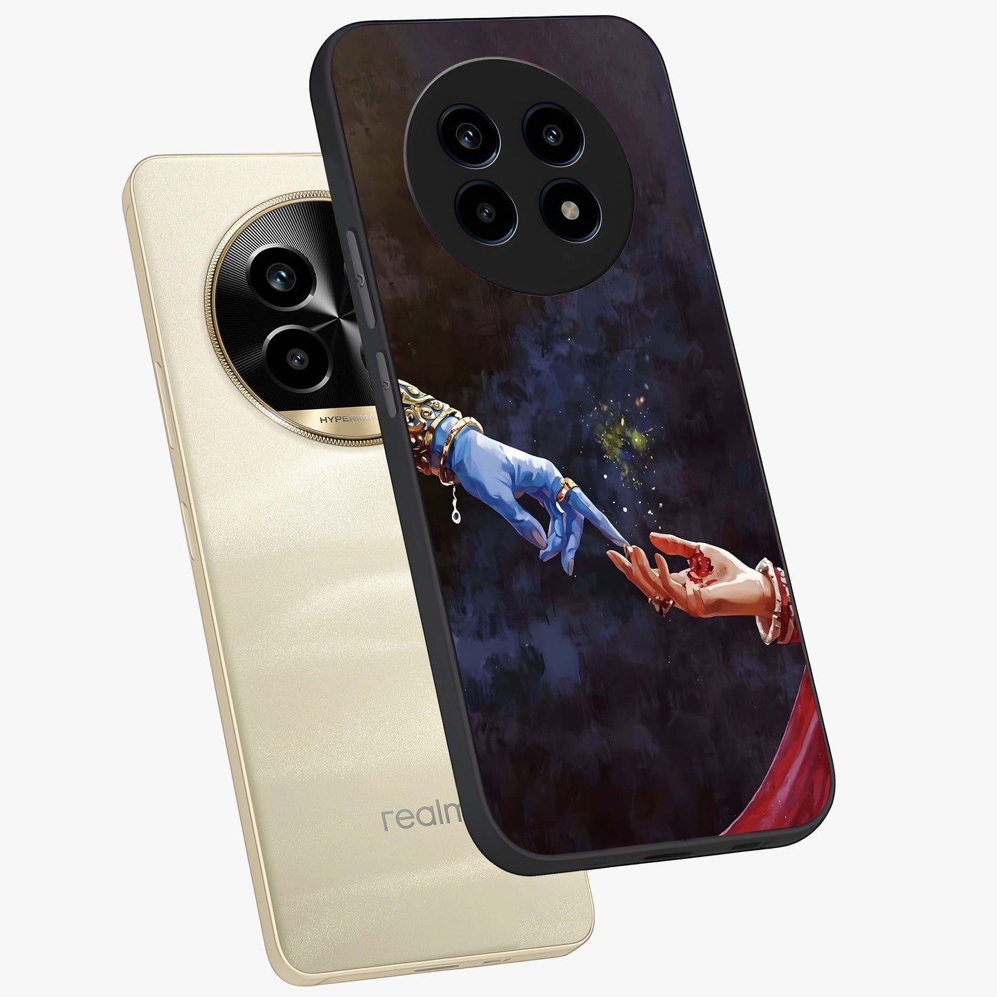 Divine Touch Eternal Glass Case displayed in angled mockup highlighting elegant divine inspired design with calm aesthetic style.