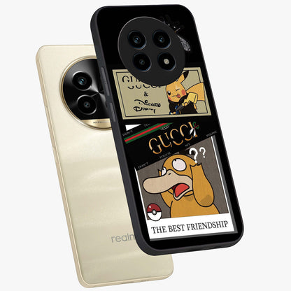 Gucci Play Mashup Glass Case displayed in angled mockup highlighting stylish fashion mashup design with bold aesthetic.