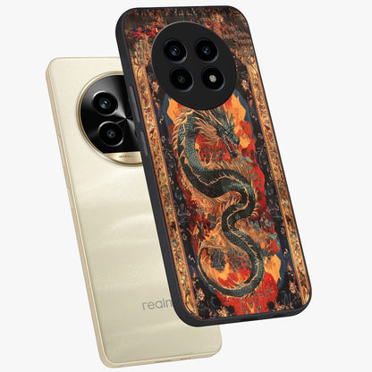 Inferno Dragon Soul Glass Case displayed in angled mockup highlighting powerful dragon illustration with inferno aesthetic.
