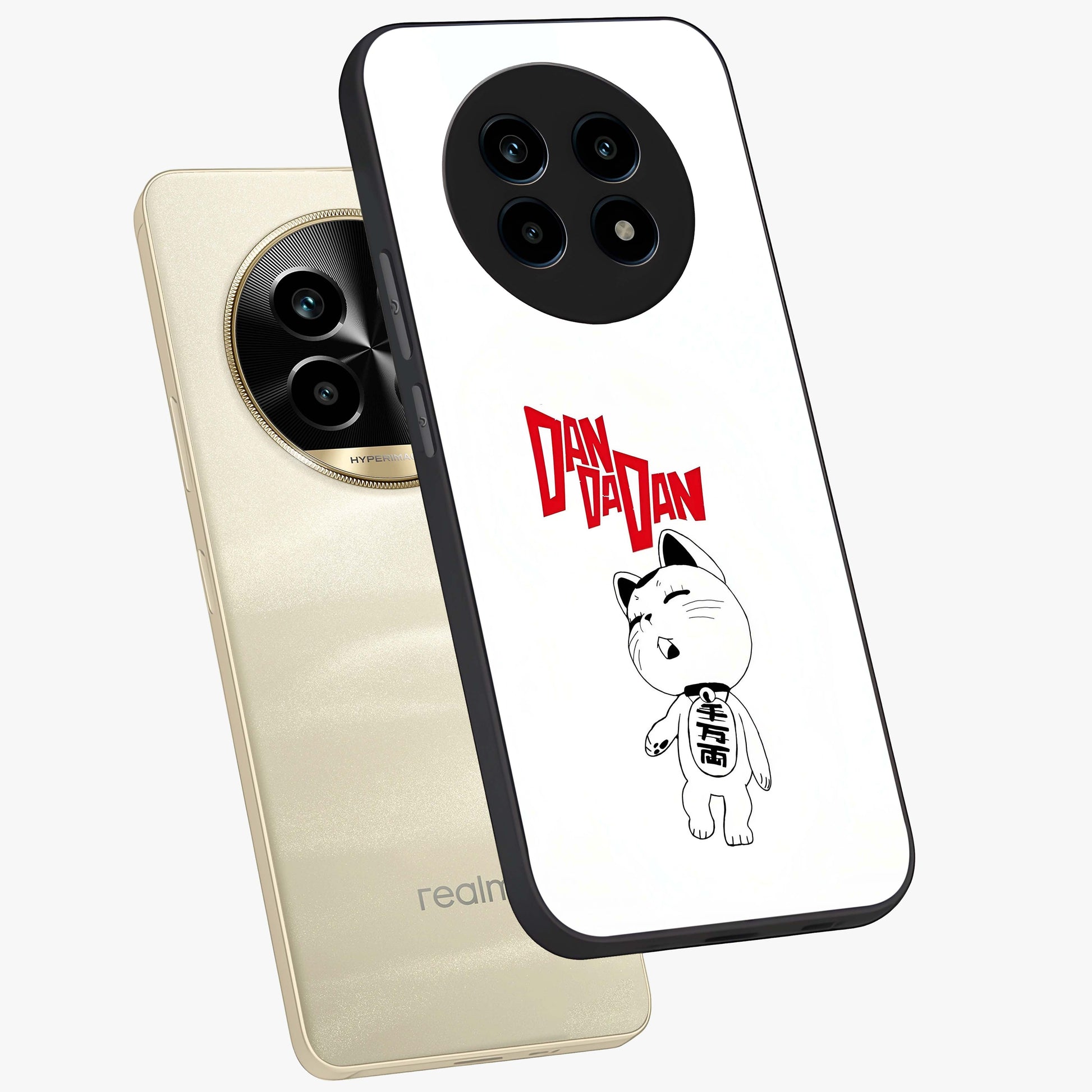 Playful Spirit Charm Glass Case displayed in angled mockup highlighting lively decorative design with playful aesthetic style.