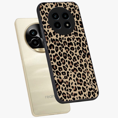 Savage Chic Pattern Glass Case displayed in angled mockup highlighting bold fashion inspired design with chic aesthetic.